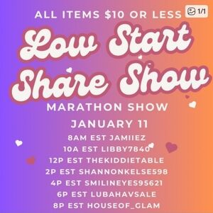 𝑳𝑶𝑾 𝑺𝑻𝑨𝑹𝑻 𝑺𝑯𝑨𝑹𝑬 𝑺𝑯𝑶𝑾